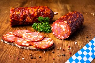 Paprikaspeckwurst 500 g abgebunden